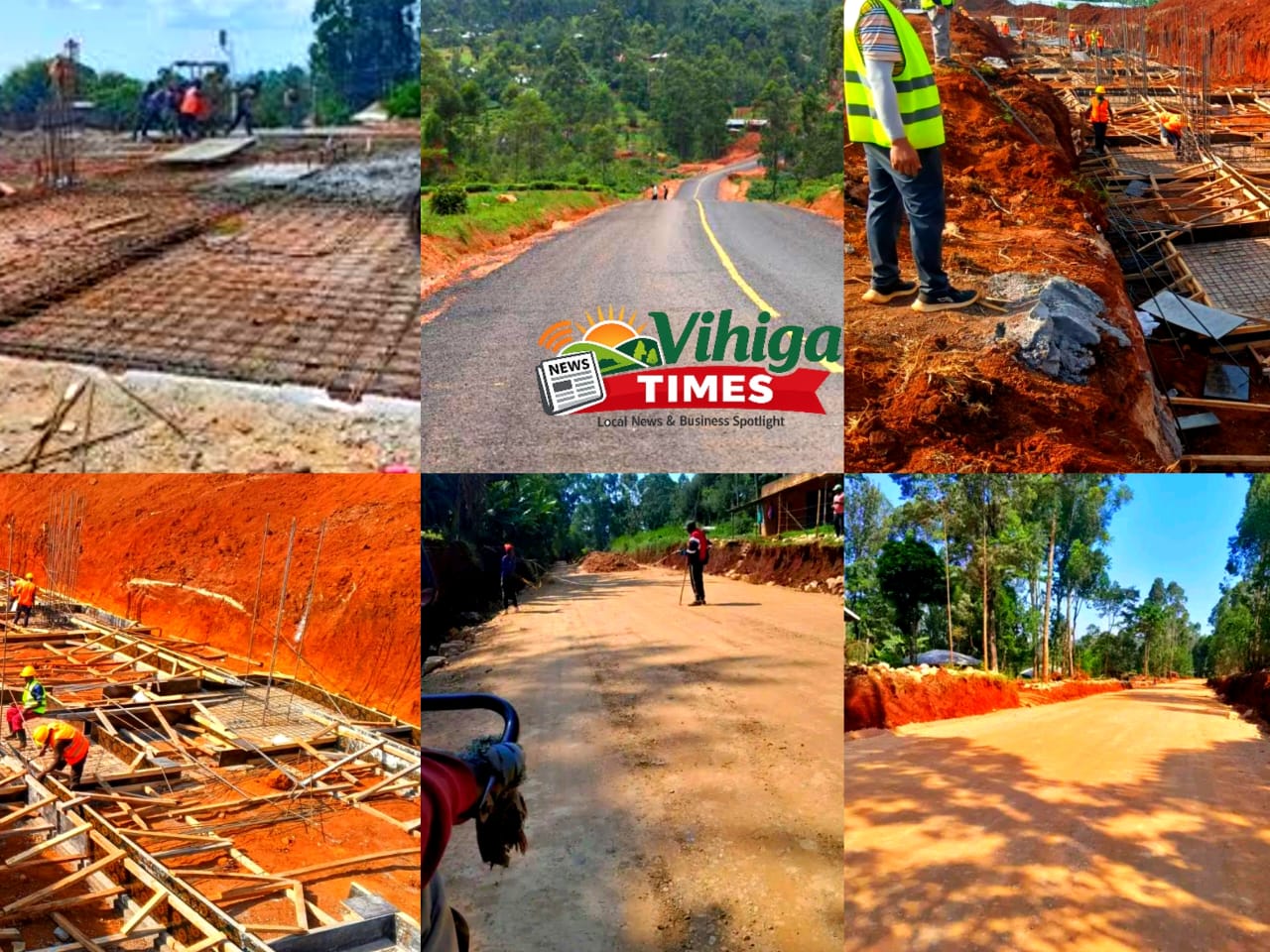 New tarmac road construction in Vihiga County in 2026