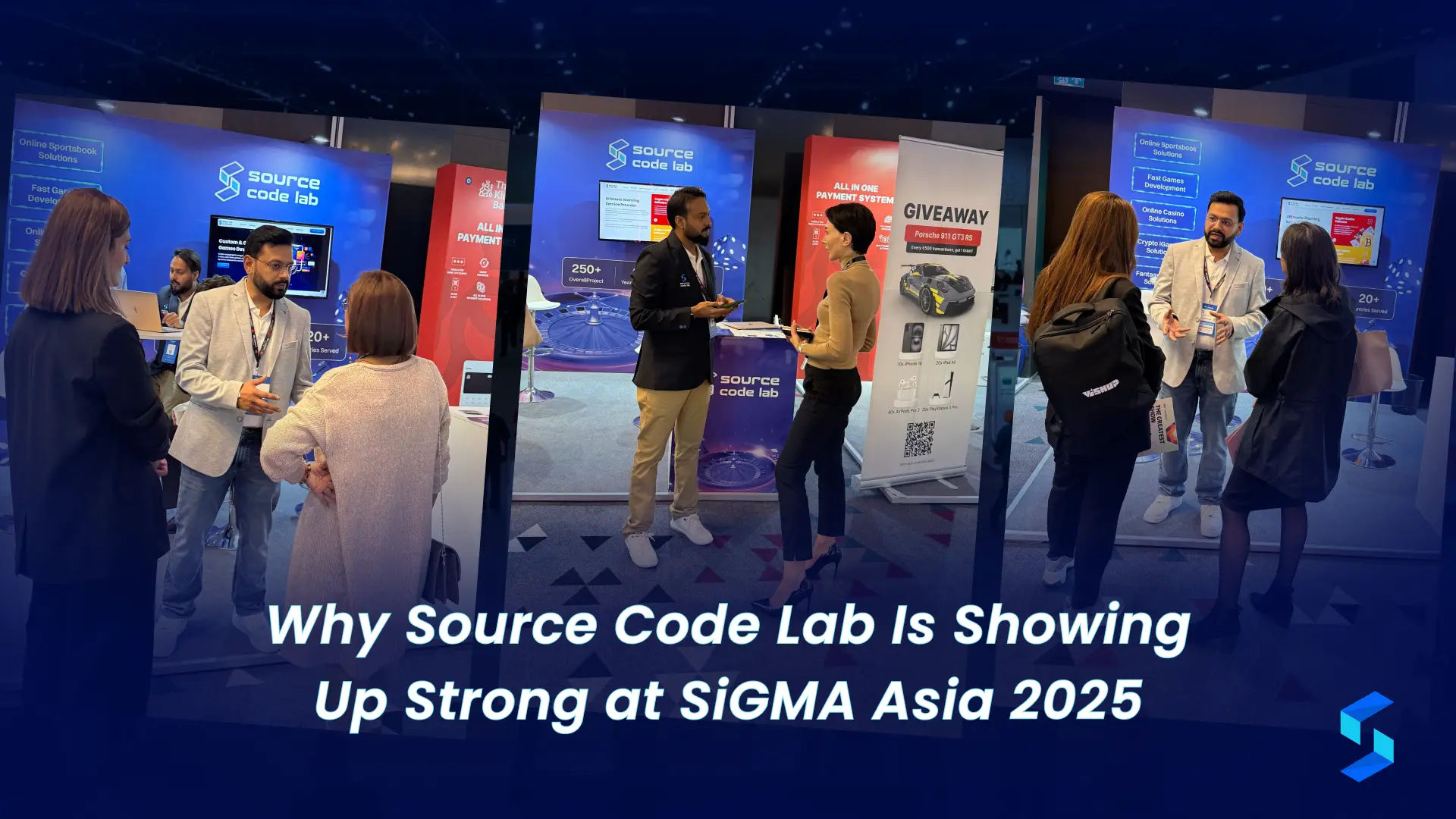 Source Code Lab showcasing iGaming platform solutions at SiGMA Asia 2025 Manila