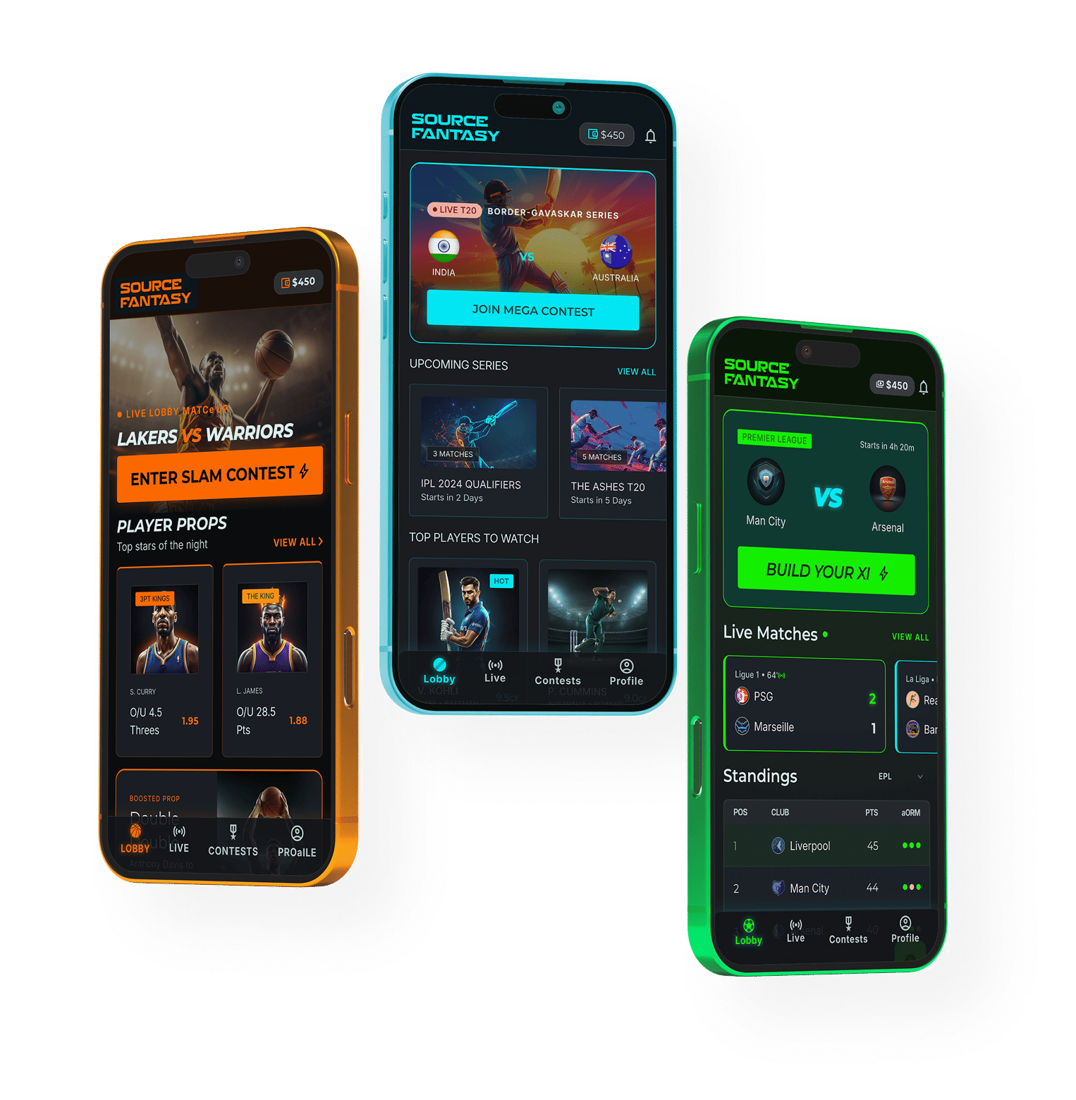 Fantasy Sports Mockup