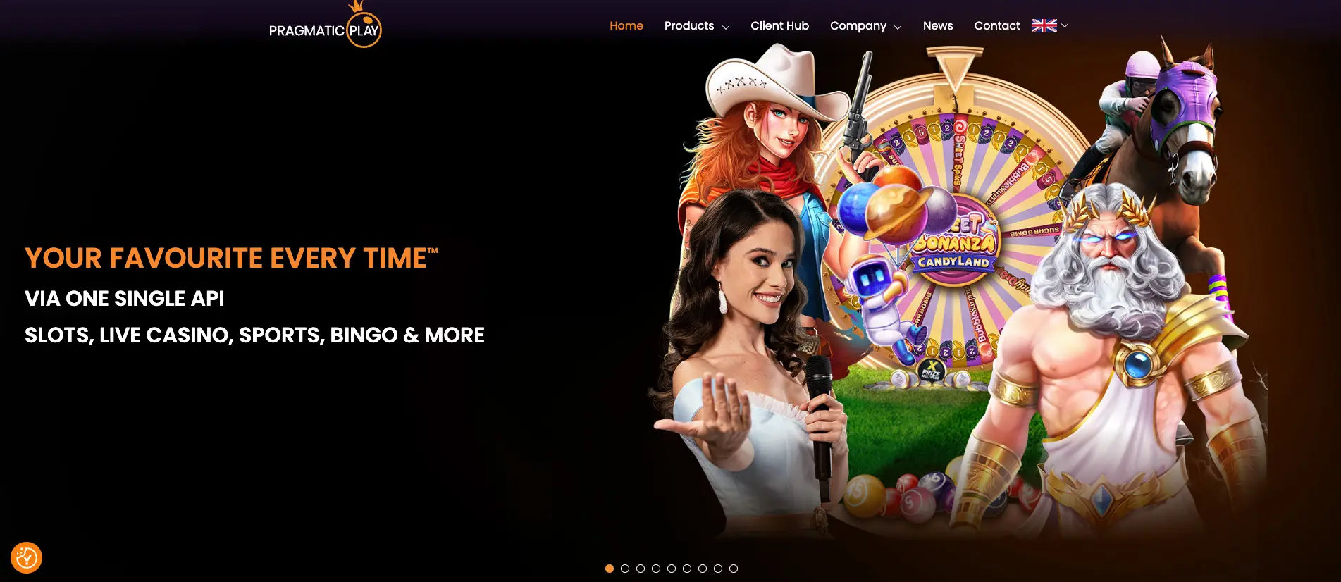  Pragmatic Play live dealer casino provider offering live tables and game shows
