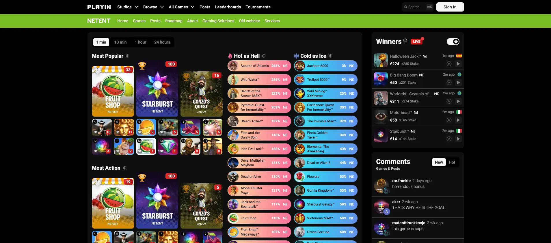 NetEnt iGaming casino game software provider offering slots and digital table games