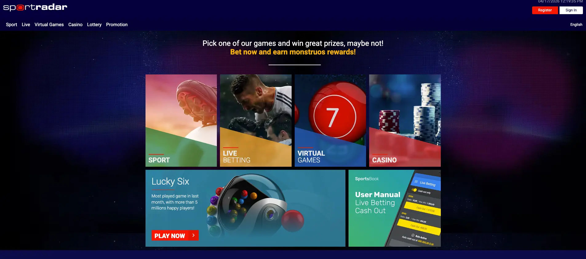 NSoft betting software provider offering sportsbook lottery and virtual sports solutions