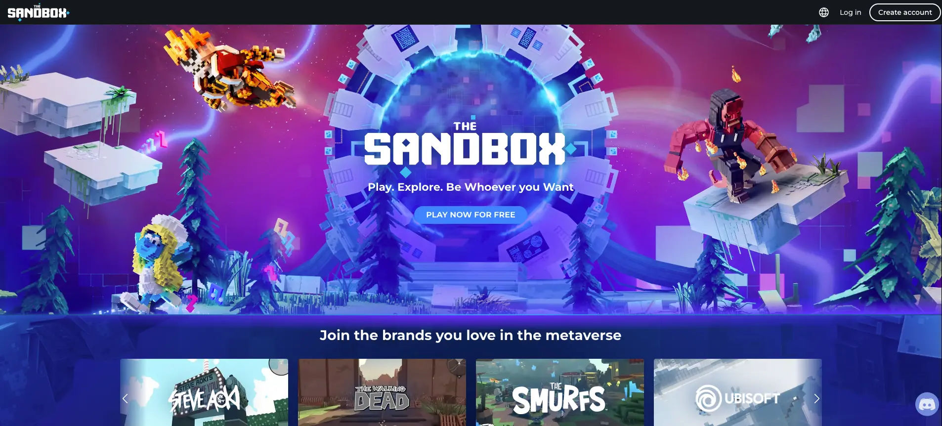 The Sandbox Web3 game