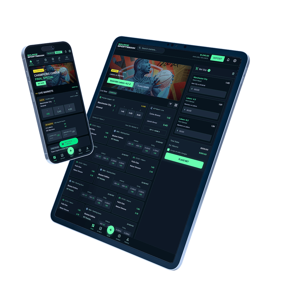 Sportsbook Platform Mockup