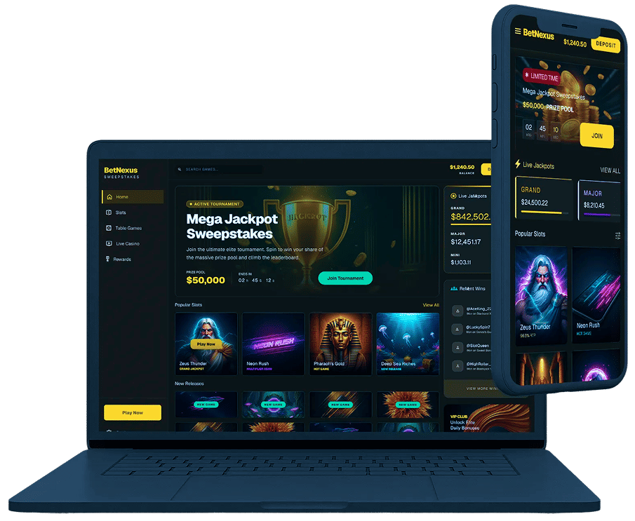 Sweepstakes Game Platform
