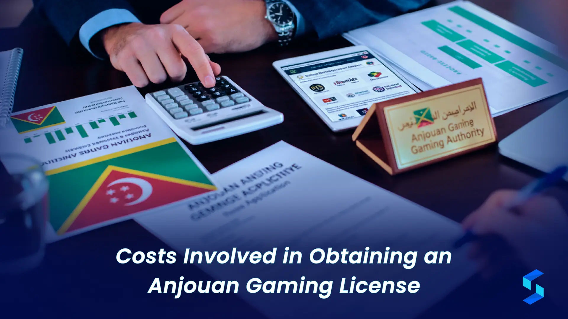 Costs involved in obtaining an Anjouan gaming license including application fees and compliance expenses