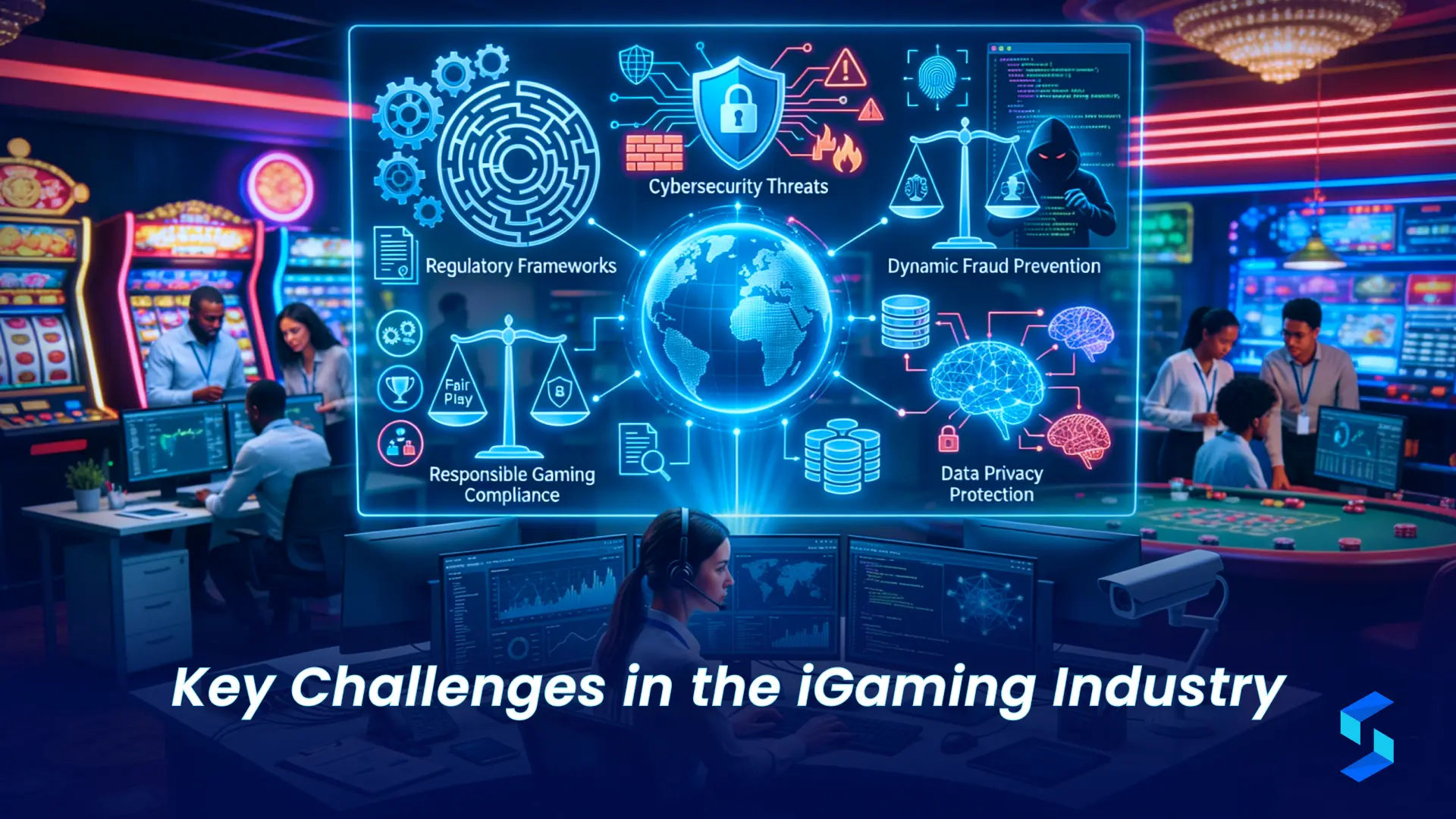 Key challenges in the iGaming industry including regulation security compliance and market competition