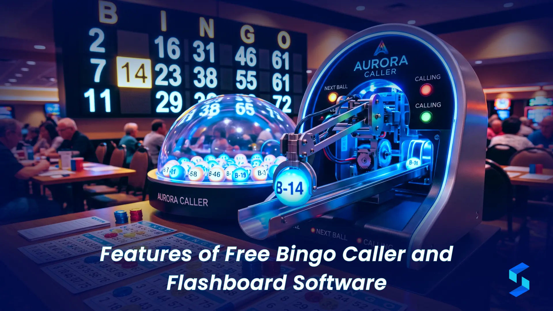 Features of free bingo caller and flashboard software including automation and display controls