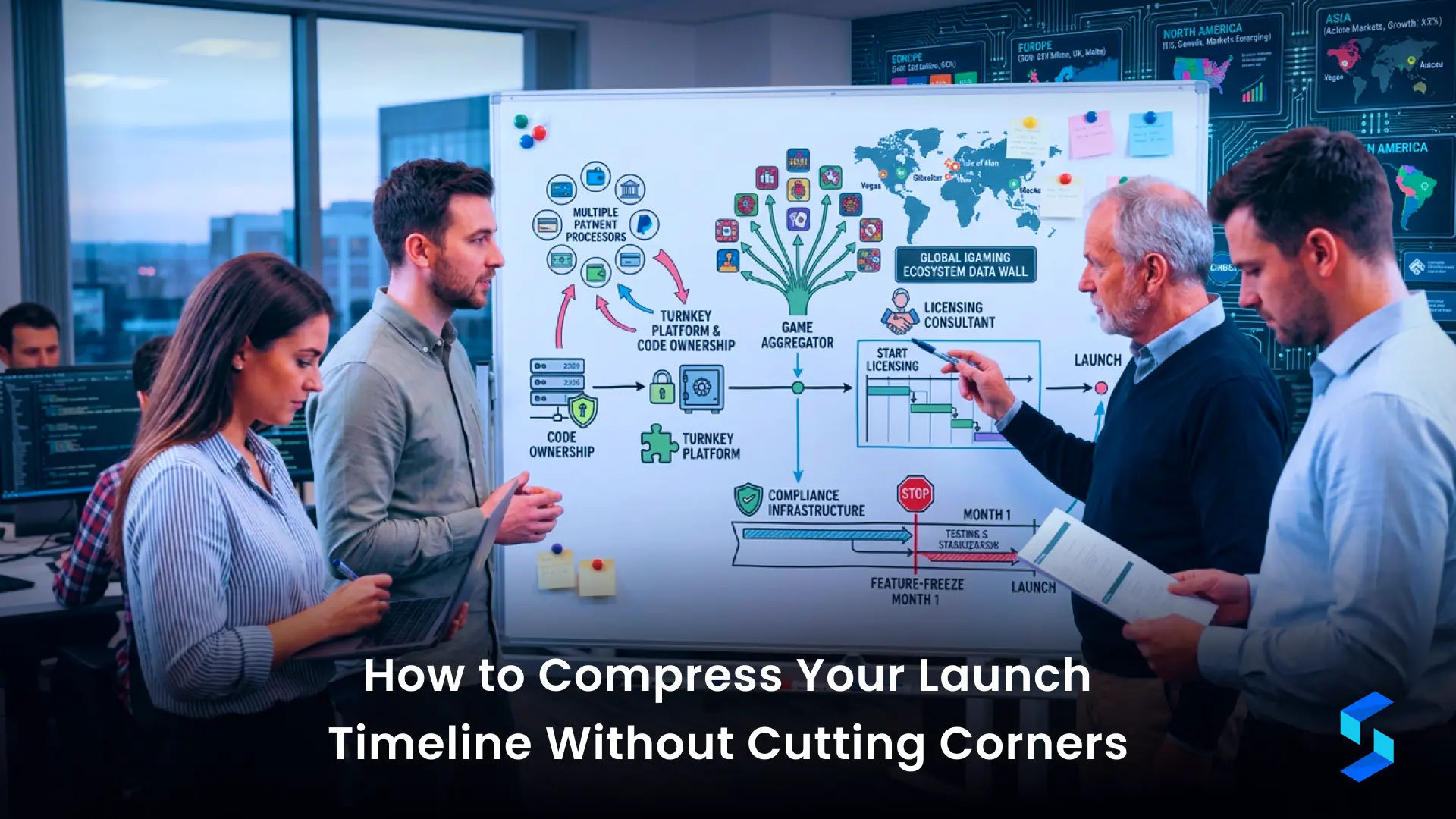 Strategies to speed up casino or sportsbook launch timeline including licensing, payments, and compliance planning