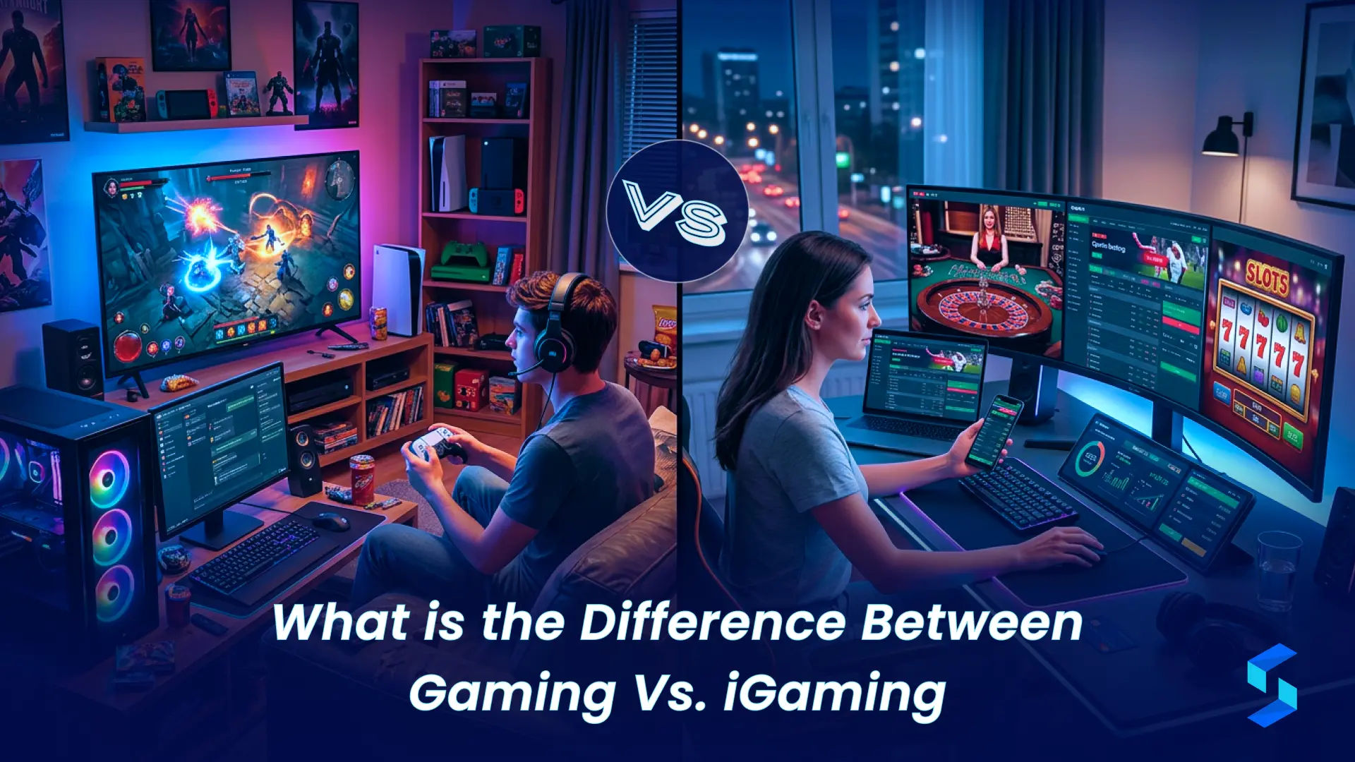 Difference between gaming and iGaming explained including skill based games and real money gambling