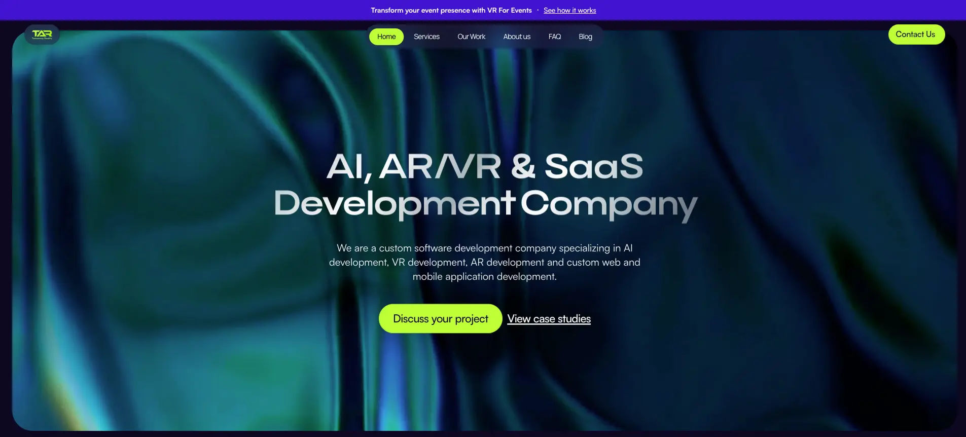 Takeaway Reality TAR metaverse development company building immersive AR and VR experiences