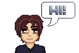 pixel art self portrait