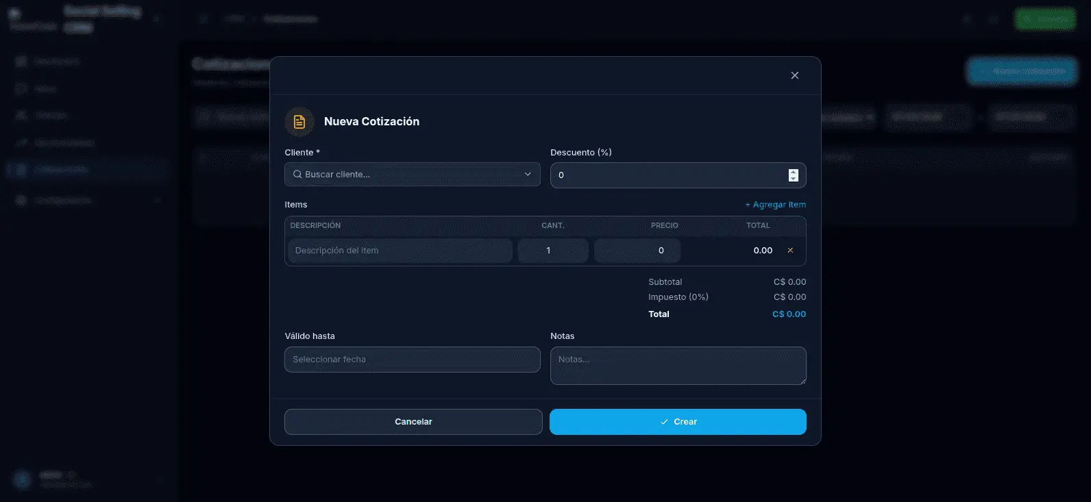 VUNO CRM - Plataforma de Social Selling con bandeja unificada