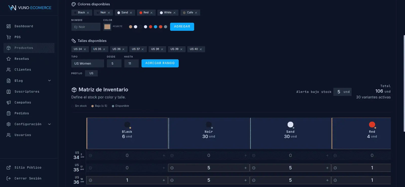 VUNO SHOP - Plataforma de E-Commerce de alto rendimiento con Astro y Vue.js