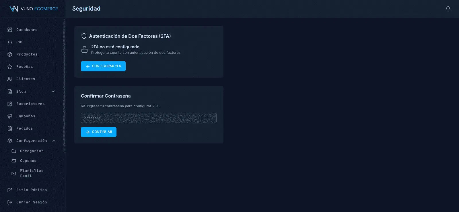 VUNO SHOP - Plataforma de E-Commerce de alto rendimiento con Astro y Vue.js
