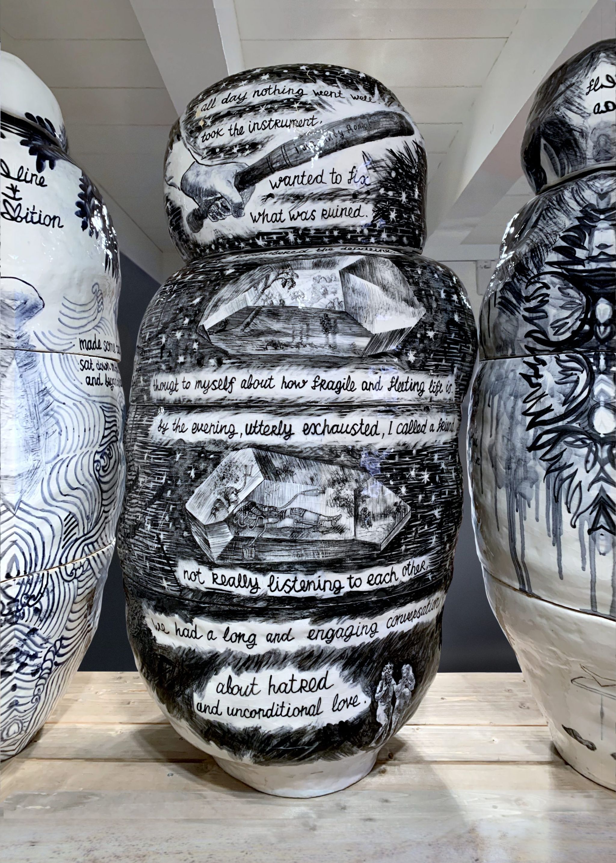 Recent Notes. Canopic jar.