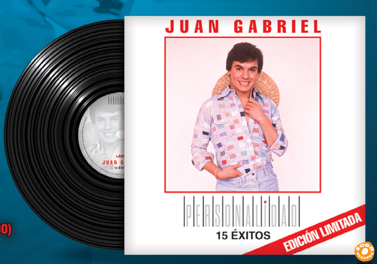 Juan Gabriel Personalidad 15 Exitos [Vinyl] [LP] [Edicion Limitada, RSD] Soda Records