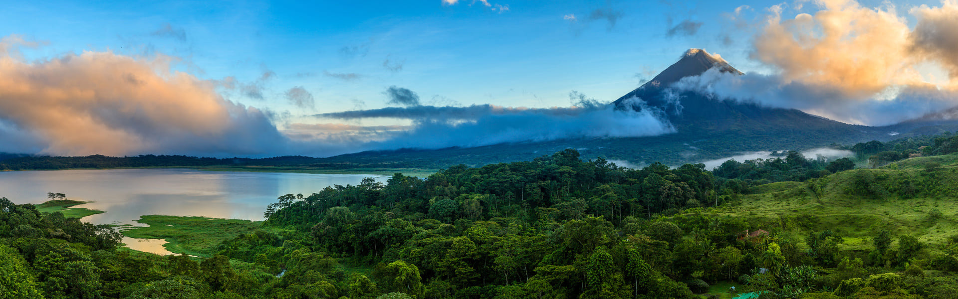 Excursión al volcán Arenal y aguas termales con cena 