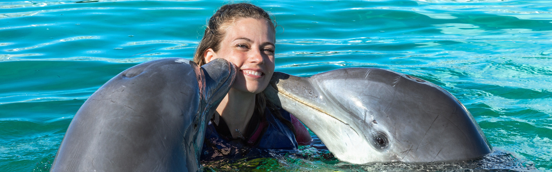 Aventura con delfines en el Parque Nacional Chankanaab