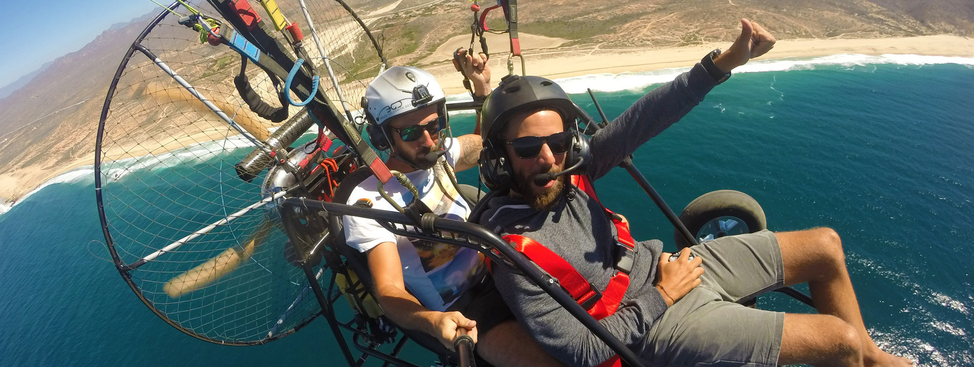 Viaje premium en parapente sobre Cabo San Lucas