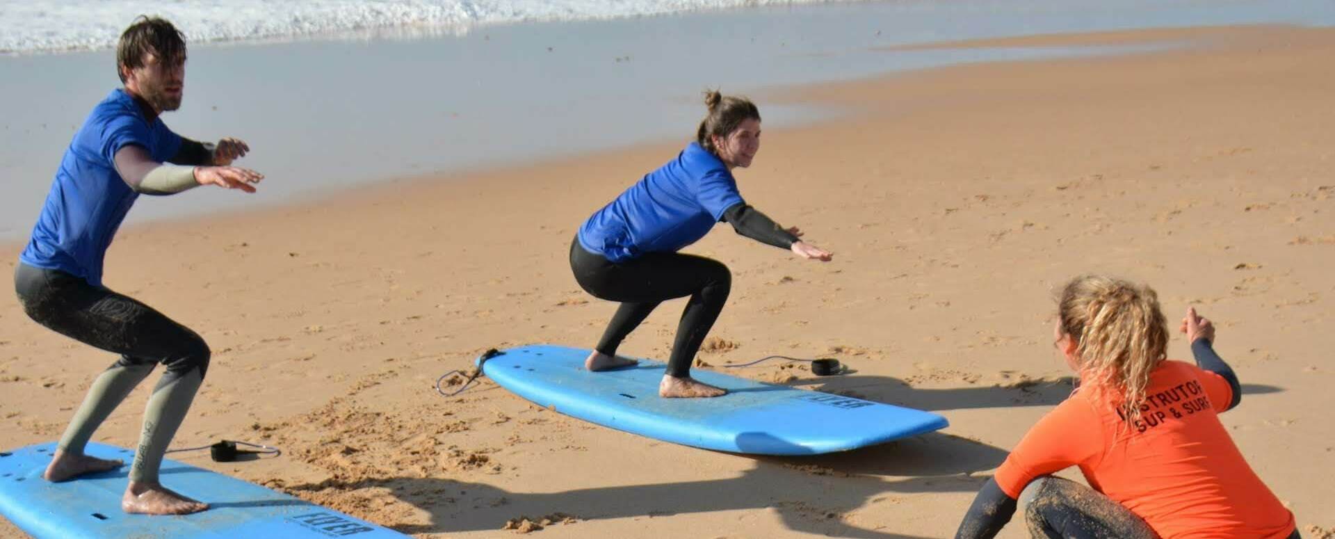 Clase de surf en Albufeira