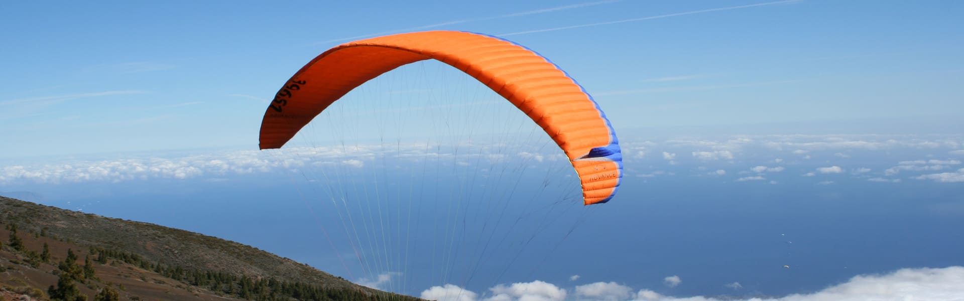 Salto en parapente en Tenerife