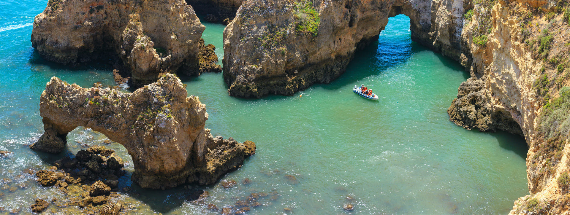 Avistamiento de delfines y cuevas del Algarve