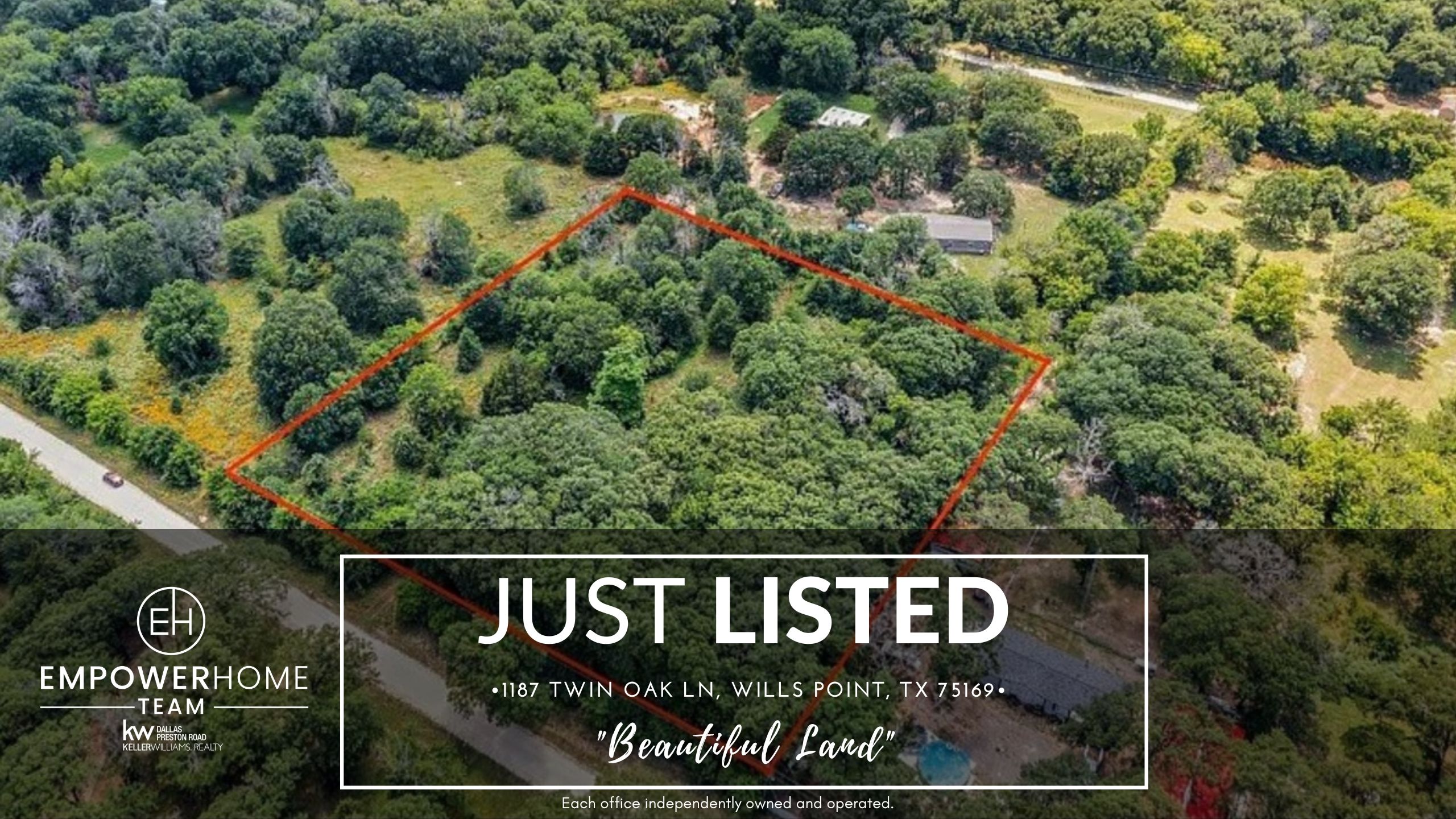 1187 Twin Oak Ln, Wills Point, TX 75169