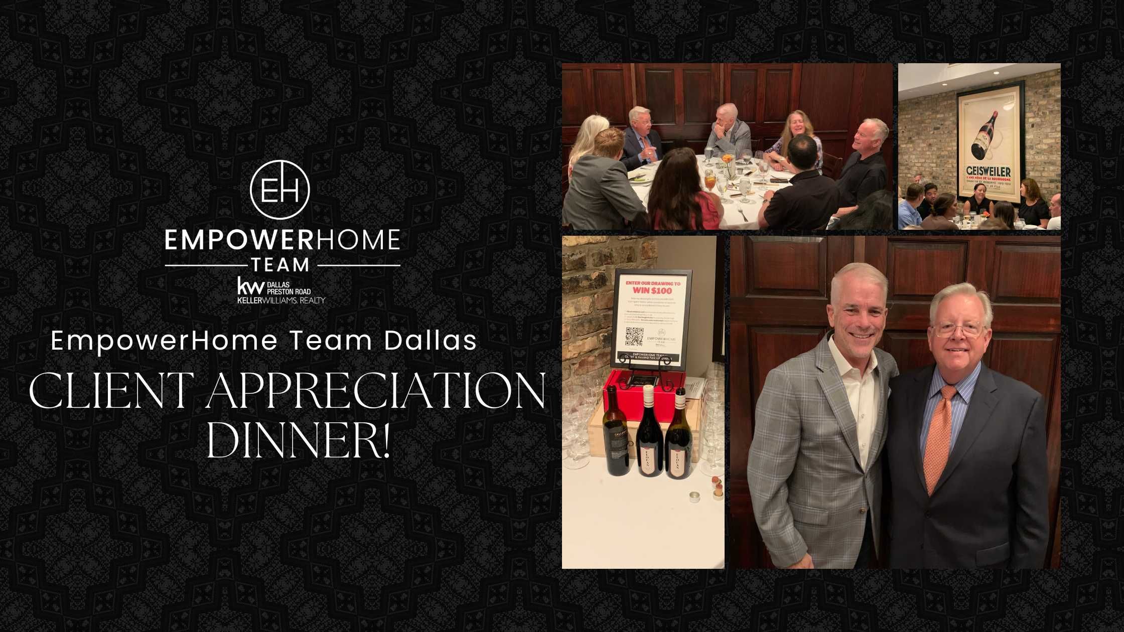 Dan Harker and EmpowerHome Team’s VIP Dinner: Celebrating 2nd Quarter Clients and Raving Fans!