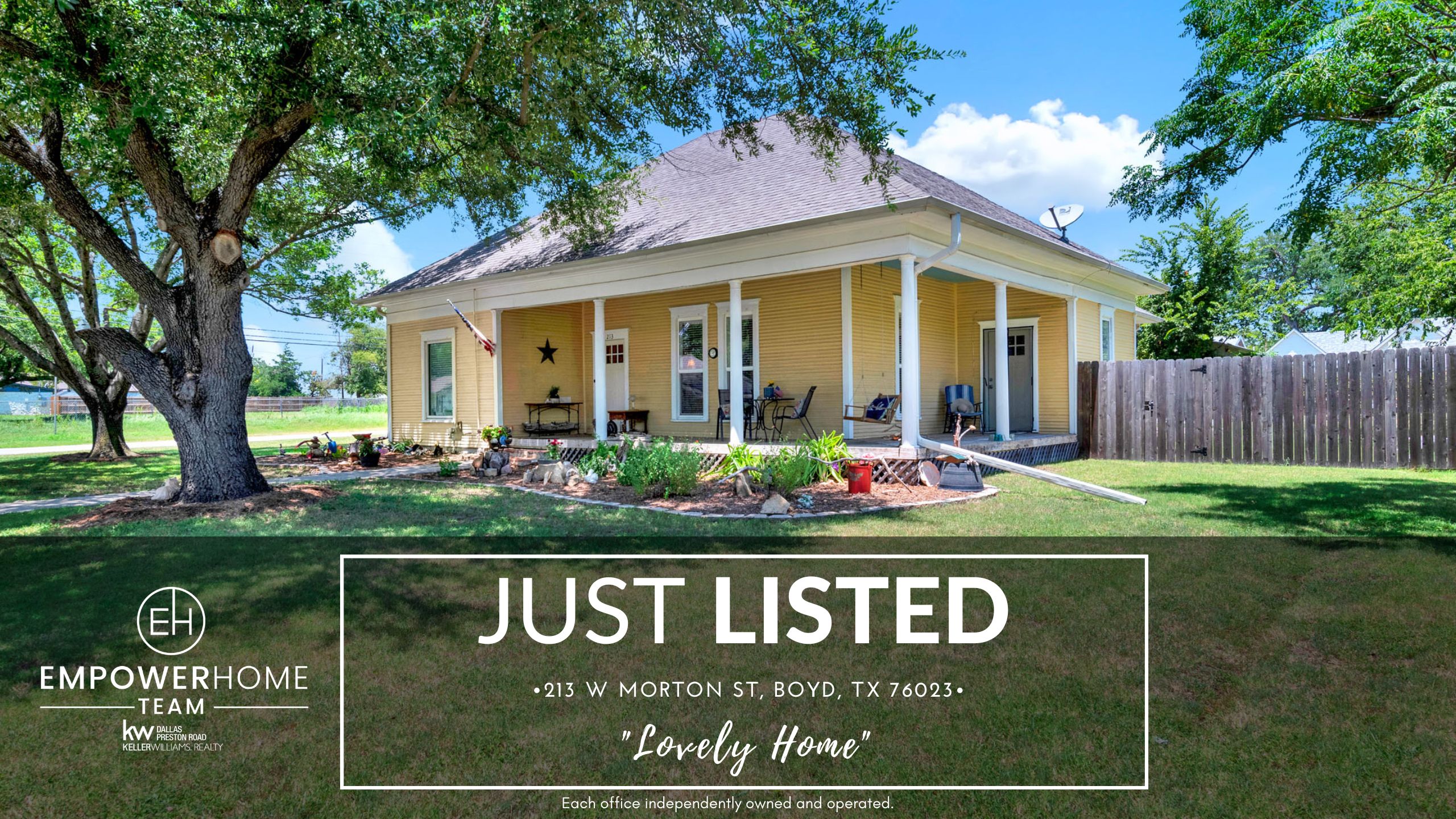 213 W Morton St, Boyd, TX 76023