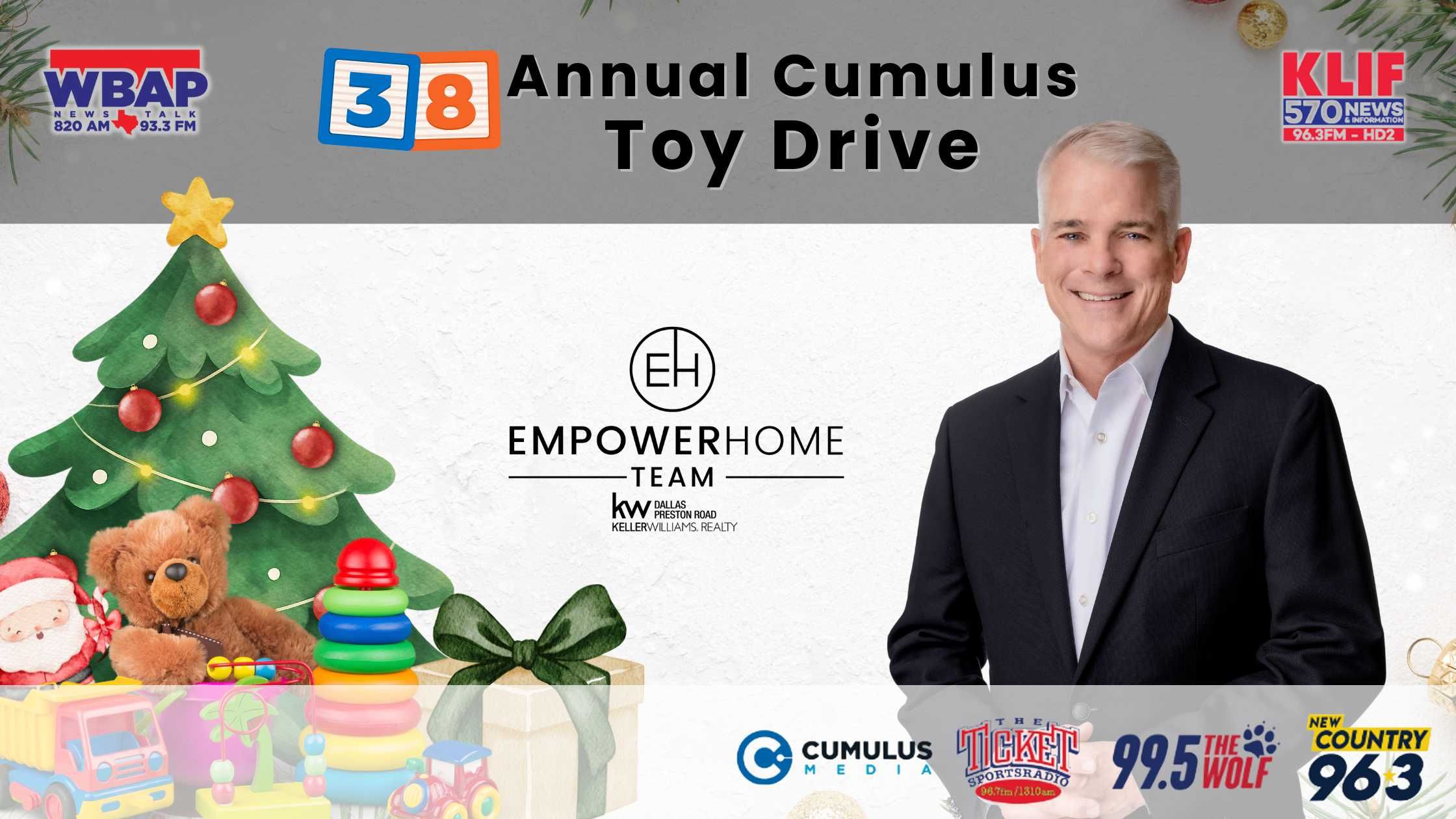 Spreading Christmas Cheer in Dallas: EmpowerHome Partners with WBAP Radio for the Cumulus Kids Toy Drive