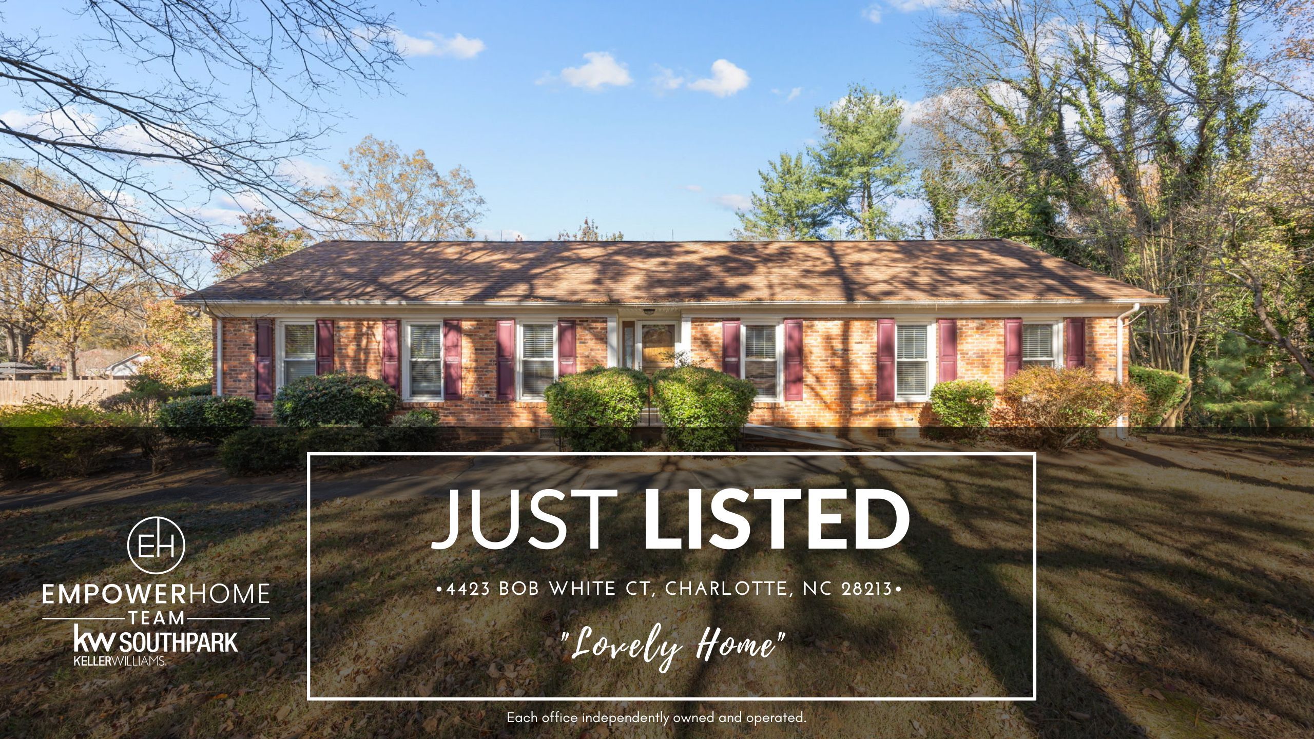 4423 Bob White Ct, Charlotte, NC 28213