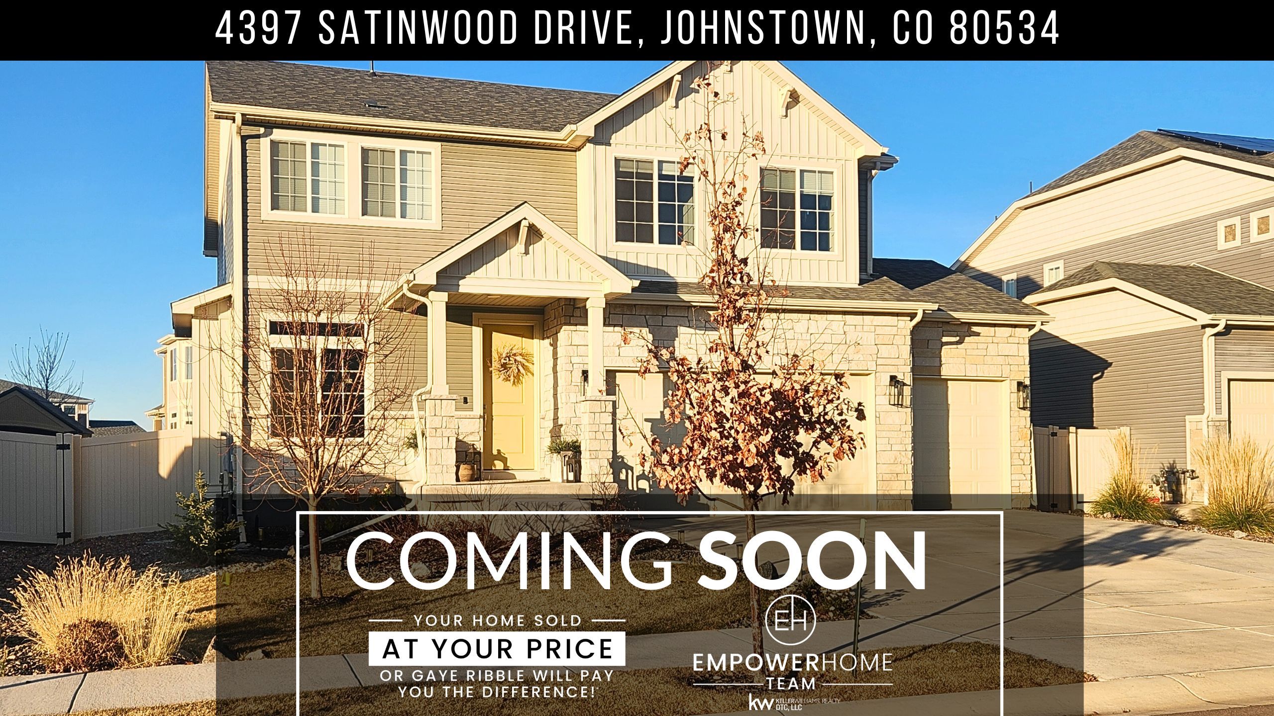 4397 Satinwood Drive, Johnstown, CO 80534