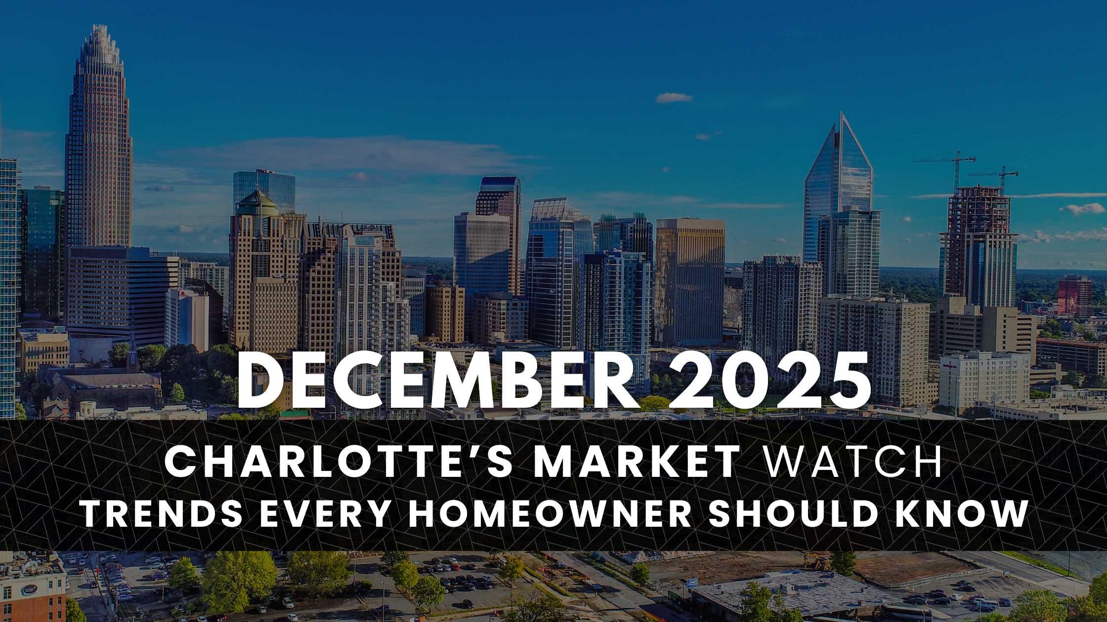 Charlotte, NC December 2025 Real Estate Market Update