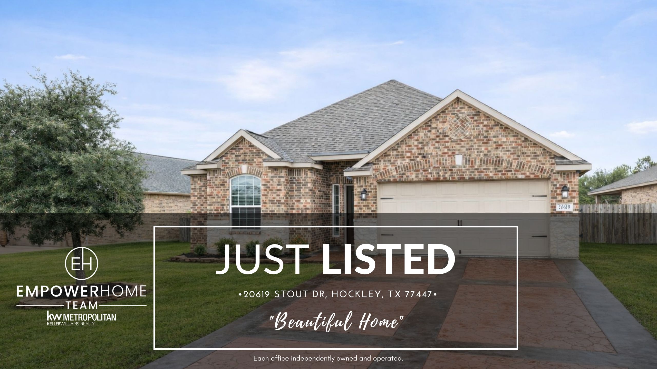 20619 Stout Dr, Hockley, TX 77447