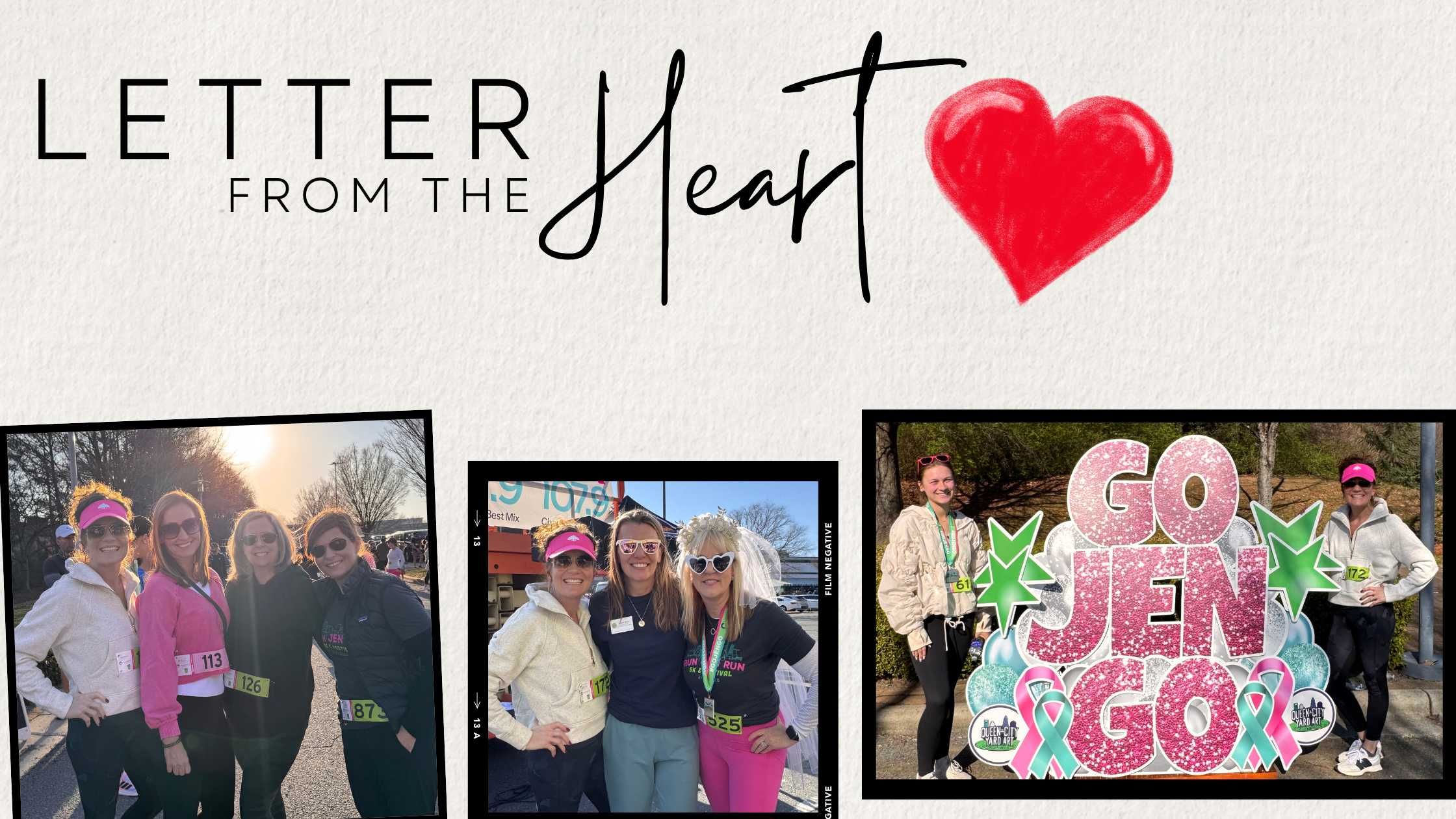 Letter From The Heart From Kristen Bernard in Charlotte, NC- February 2026