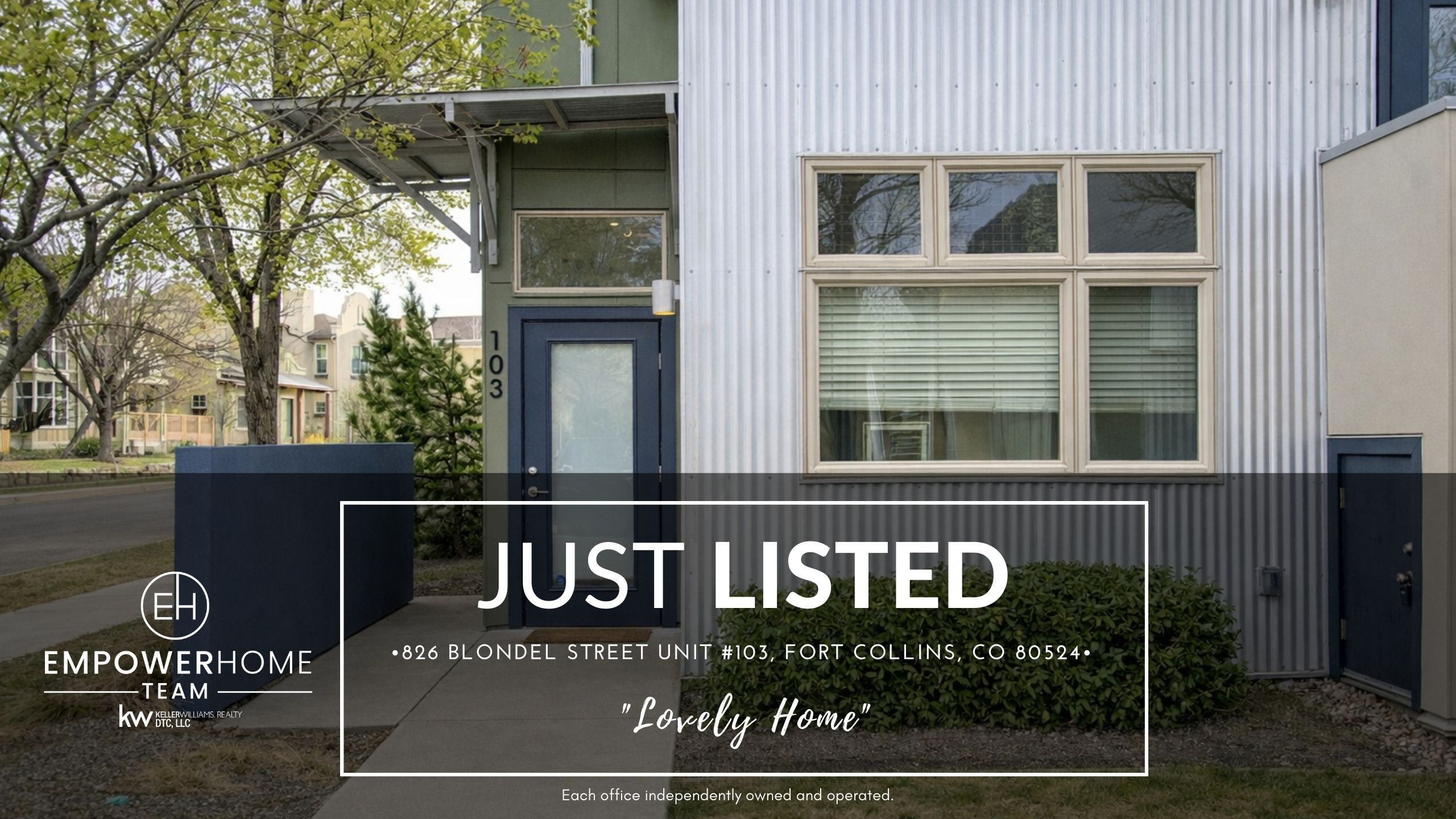 826 Blondel Street Unit #103, Fort Collins, CO 80524