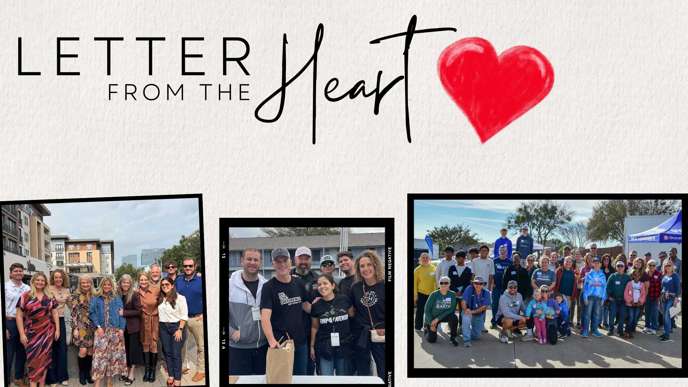 Letter From The Heart From Dan Harker in Dallas, TX – February 2026