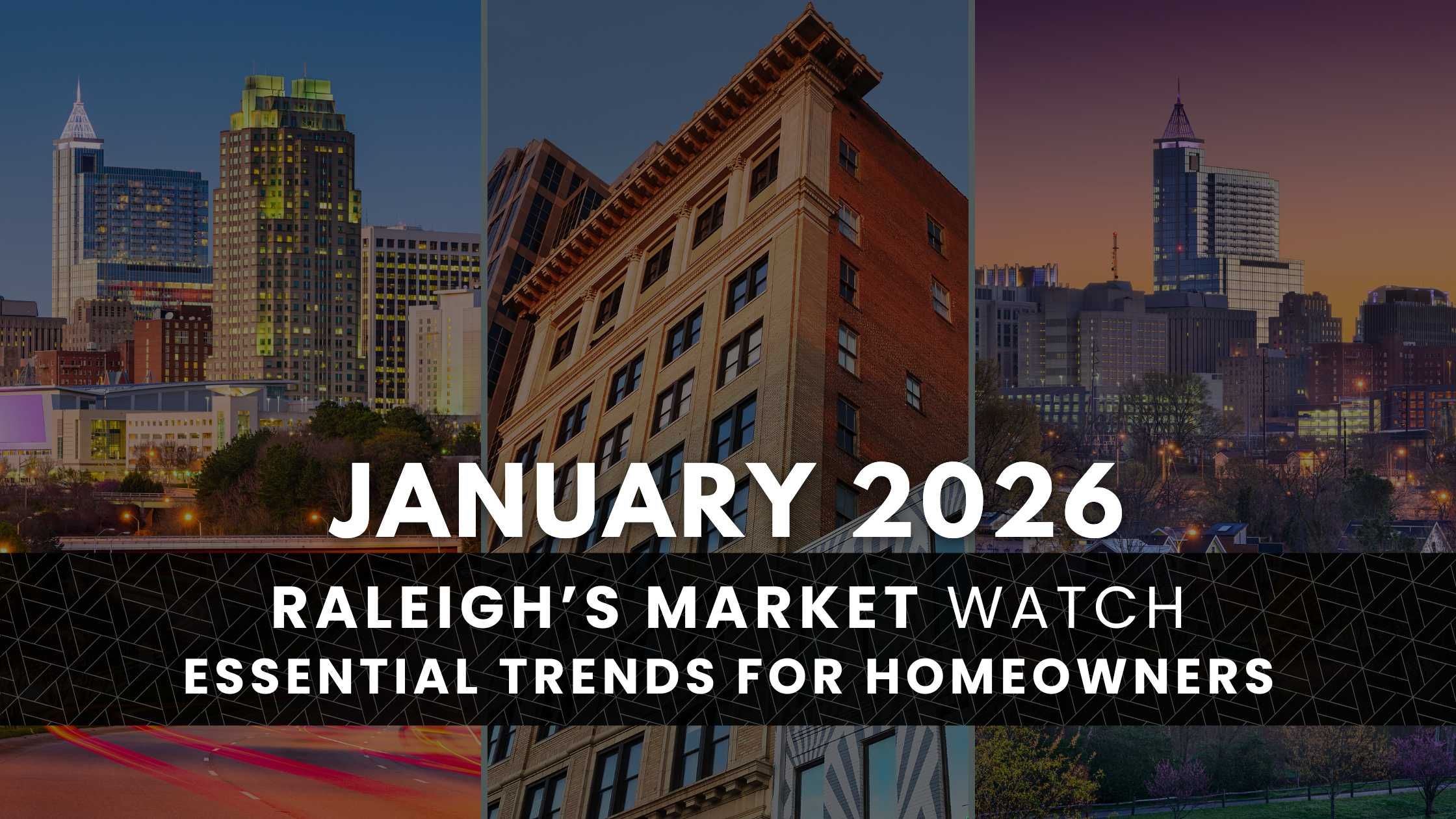 Raleigh, NC January 2026 Real Estate Market Update