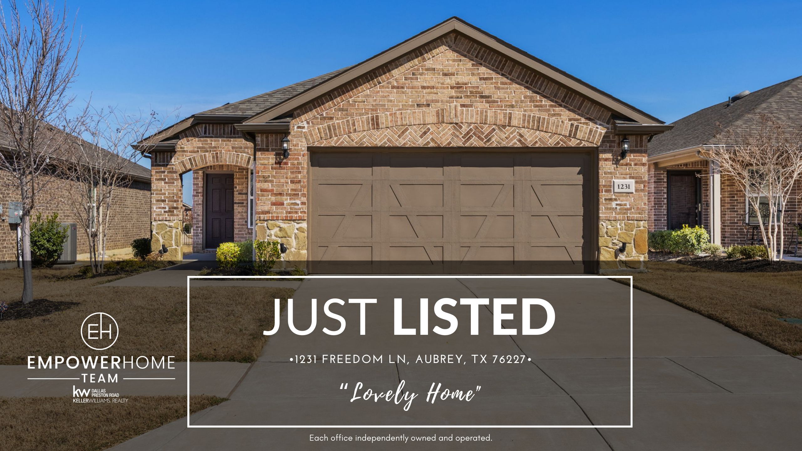 1231 Freedom Ln, Aubrey, TX 76227