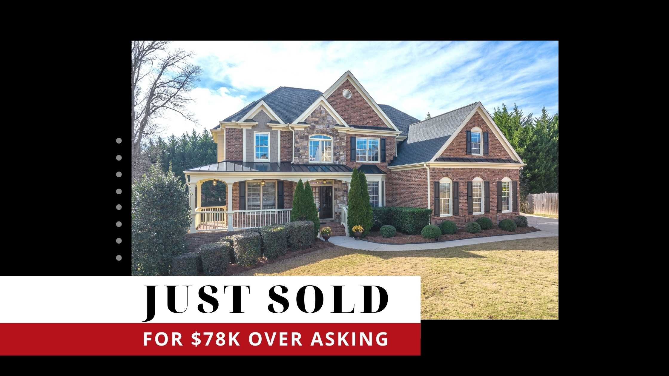 $78K Over Asking Price in Lawrenceville, GA!
