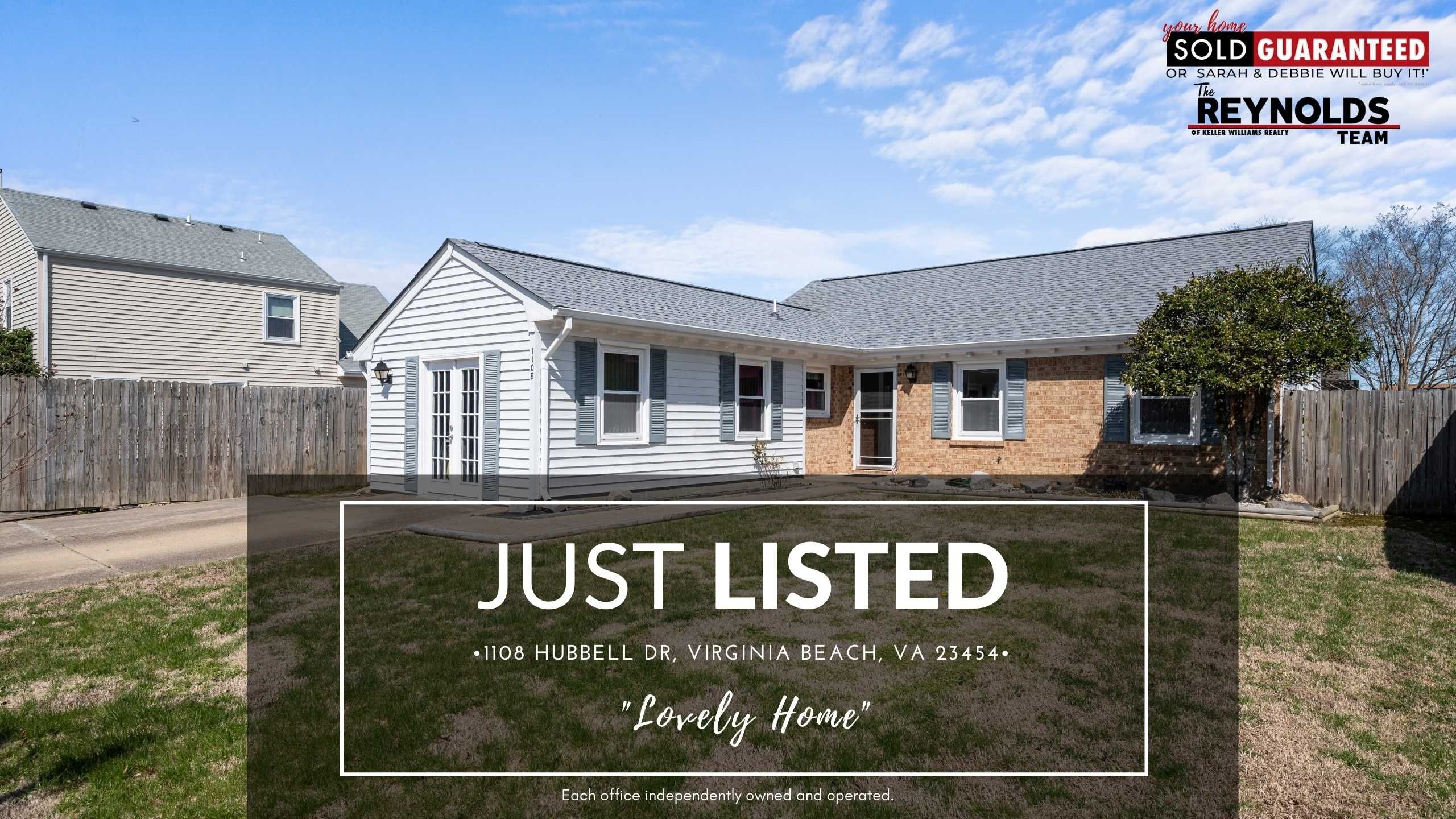 1108 Hubbell Dr, Virginia Beach, VA 23454