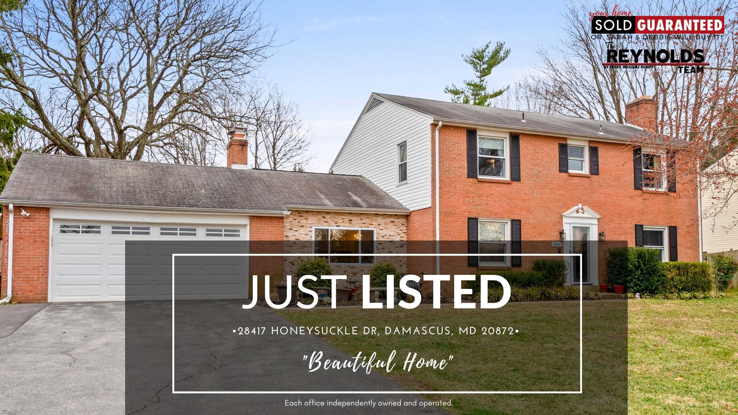 28417 Honeysuckle Dr, Damascus, MD 20872