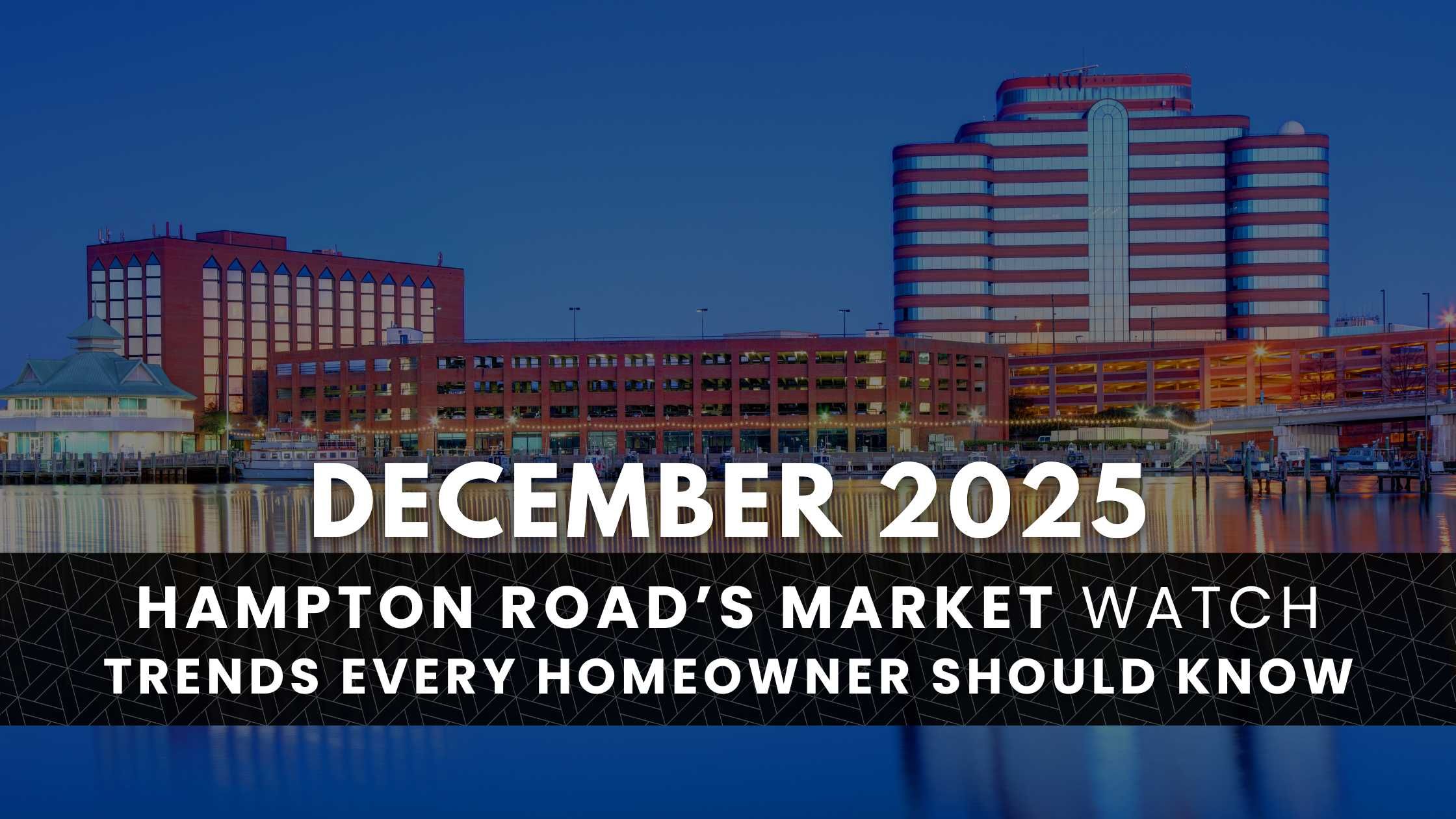 Hampton Roads, VA December 2025 Real Estate Market Update