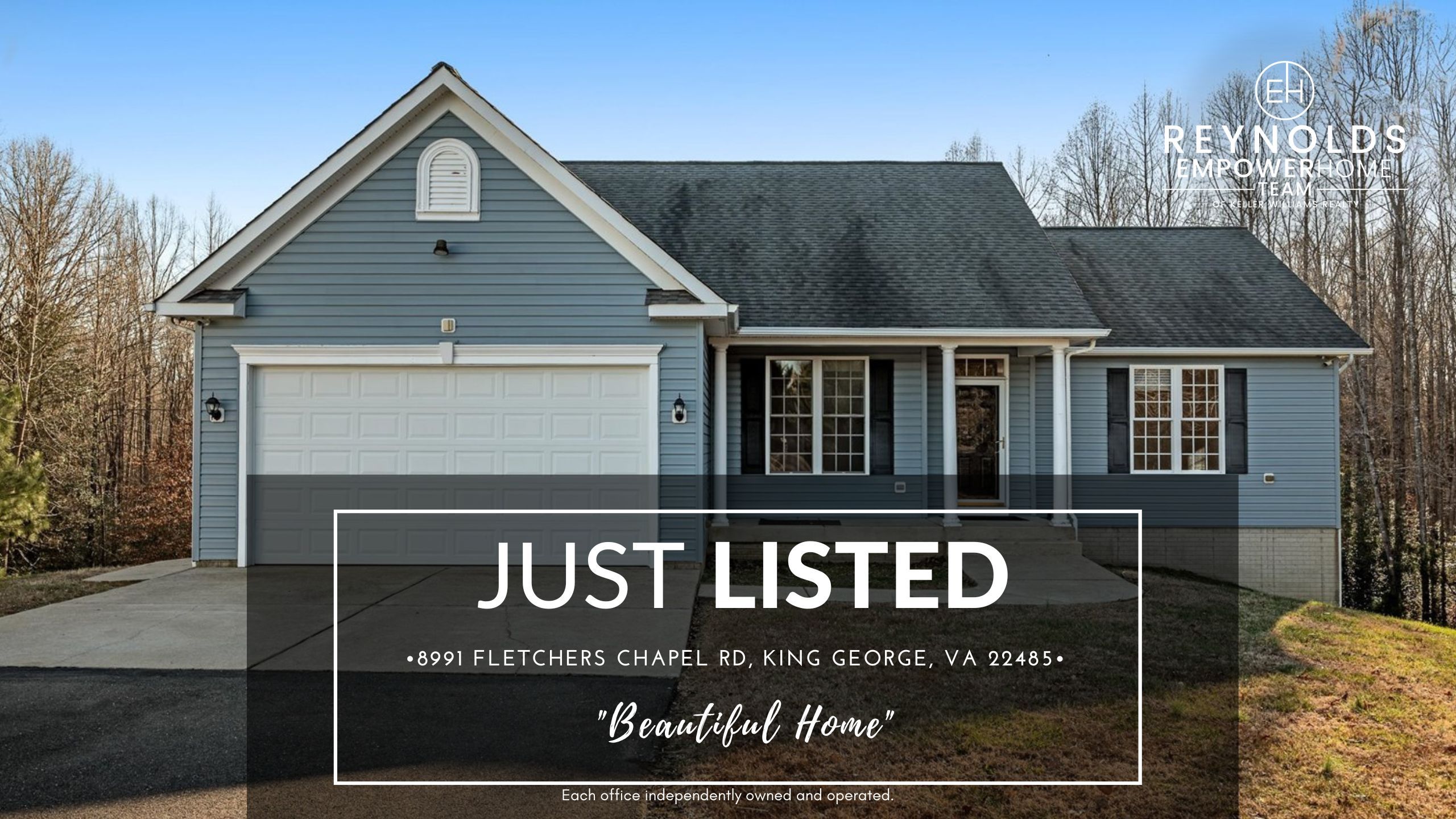 8991 Fletchers Chapel Rd, King George, VA 22485