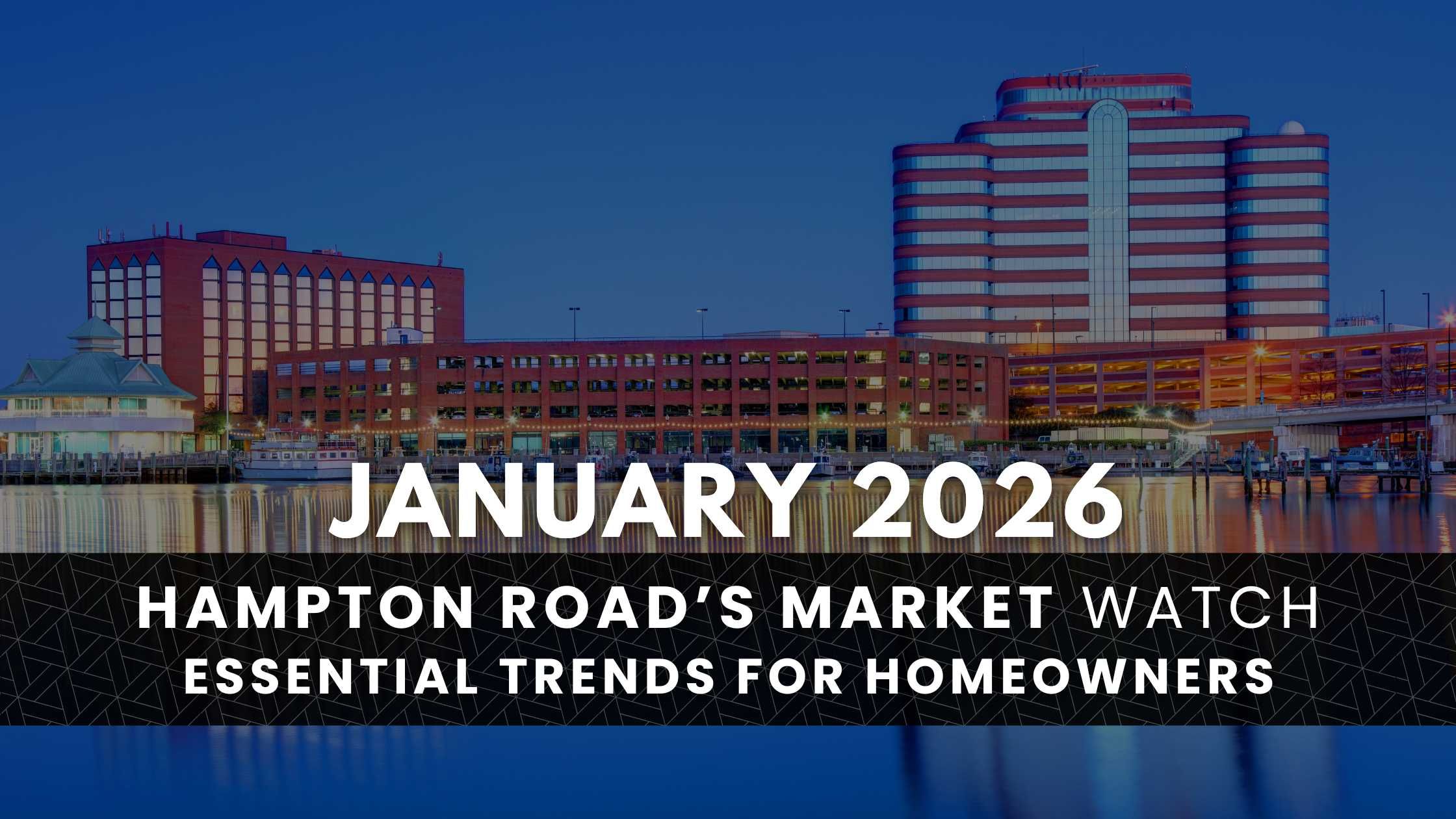 Hampton Roads, VA January 2026 Real Estate Market Update