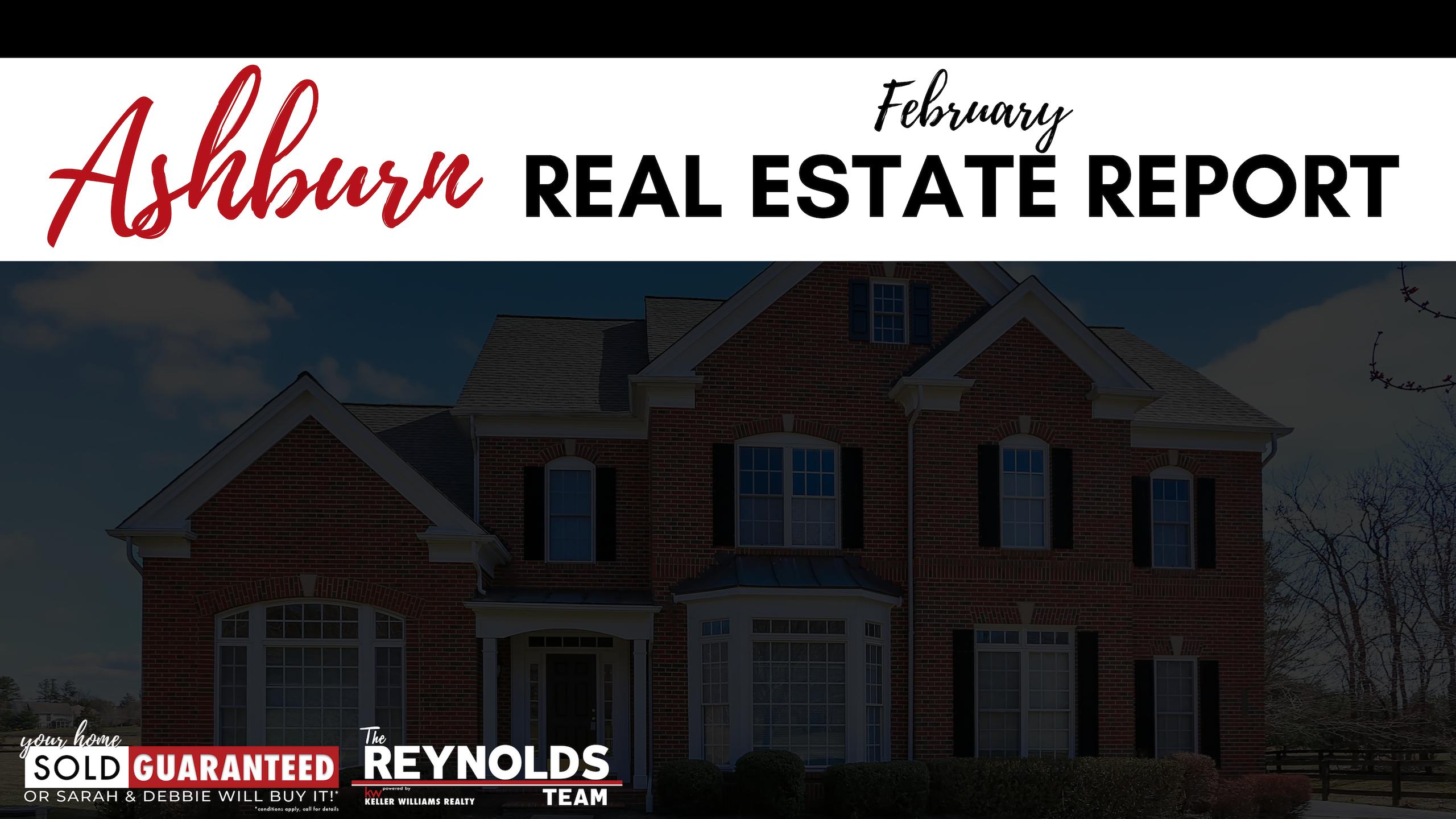 ASHBURN FEBRUARY REAL ESTATE MARKET STATS