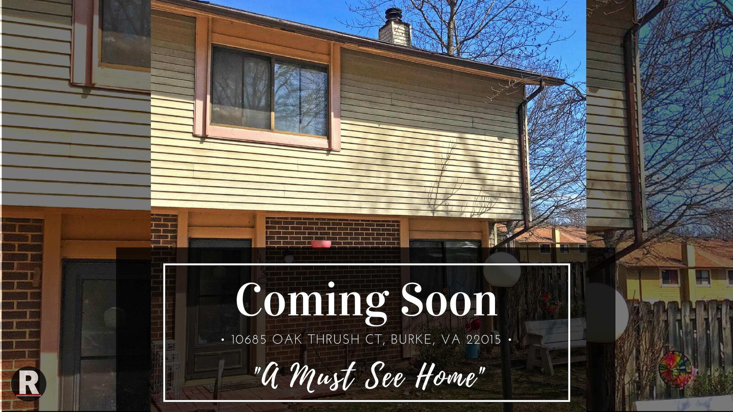 Coming Soon! 10685 Oak Thrush Ct, Burke, VA 22015