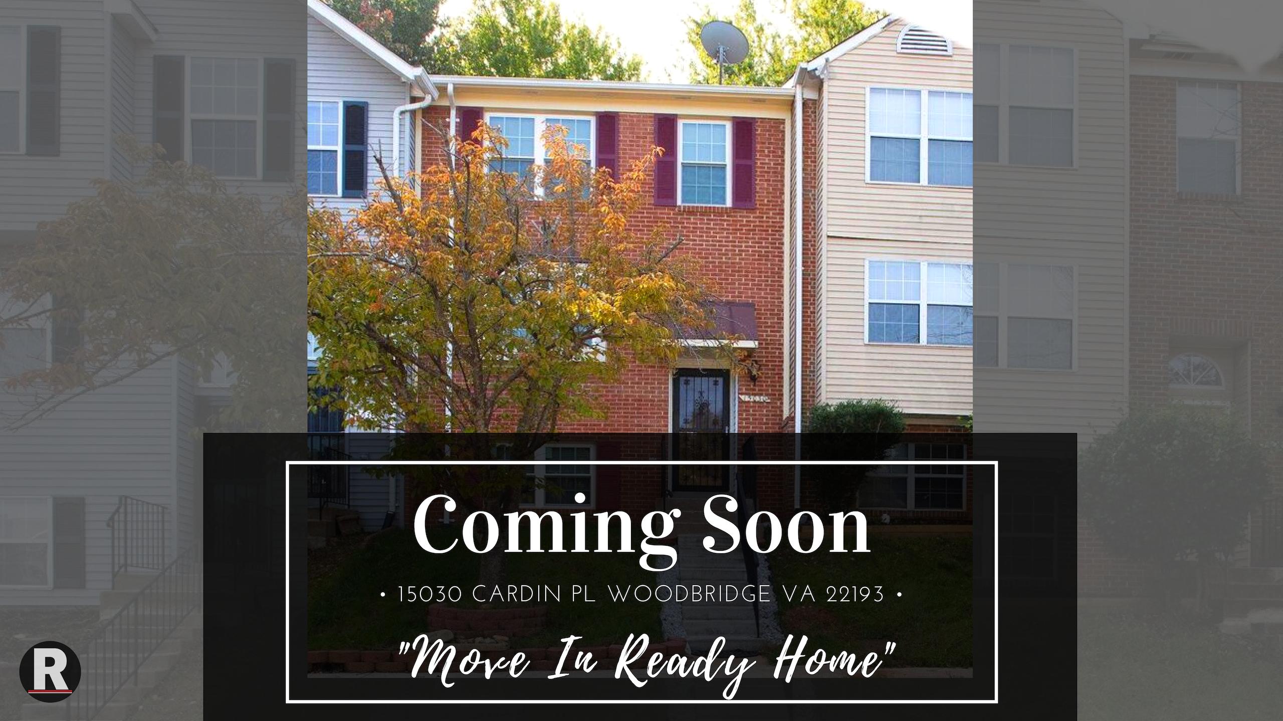 Coming Soon! 15030 Cardin Pl Woodbridge VA 22193