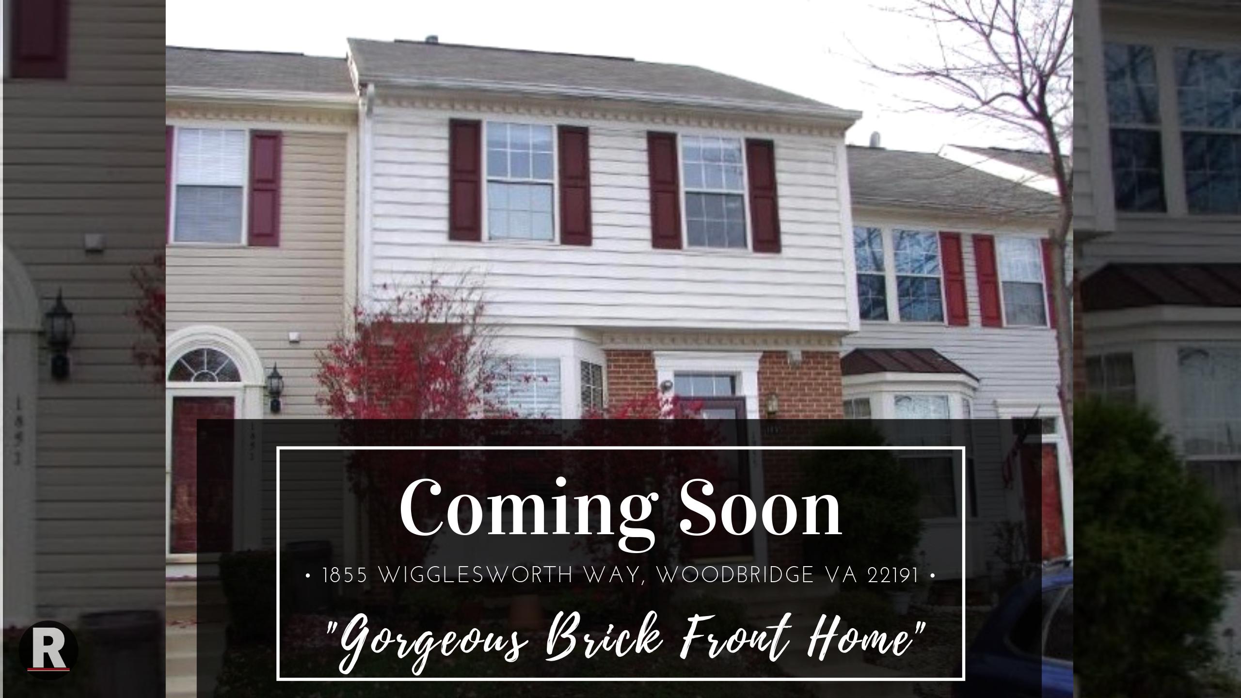 Coming Soon! 1855 Wigglesworth Way, Woodbridge VA 22191